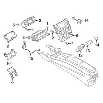 Ford OE - Instrument Panel - Sound System (Receiver Sync 3)