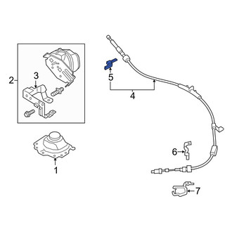 Ford OE - Upper Automatic Transmission Shifter Cable Clip