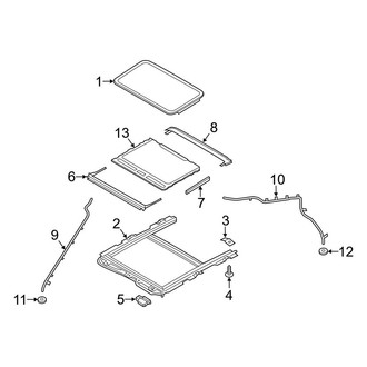 Ford OE - Roof - Sunroof