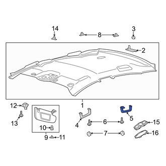 Ford OE - Rear Right Interior Grab Bar
