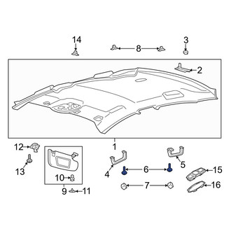 Ford OE - Sun Visor Screw