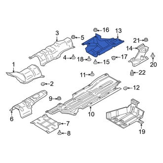 Ford OE - Front Floor Pan Heat Shield