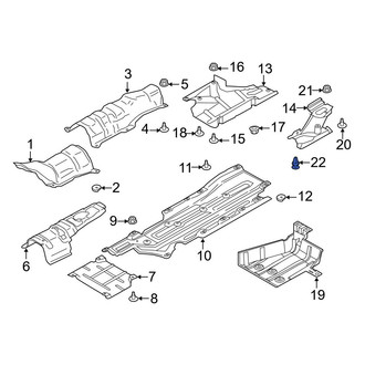 Ford OE - Wheel Arch Molding Clip
