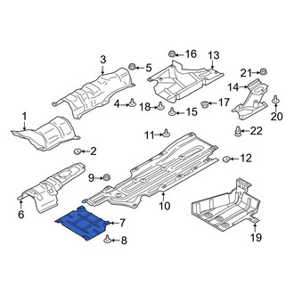Ford OE - Front Floor Pan Heat Shield