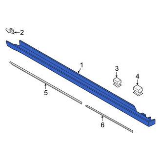 Ford OE - Right Rocker Panel Guard