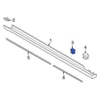 Ford OE - Rocker Panel Molding Clip