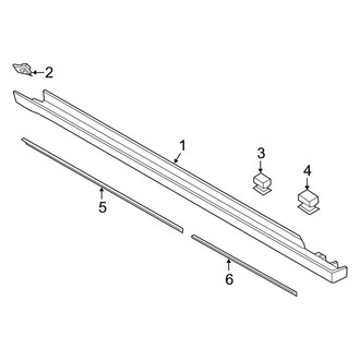 Ford OE - Pillars, Rocker & Floor - Exterior Trim (Primed)