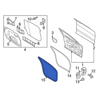 Ford OE - Front Right Inner Door Seal