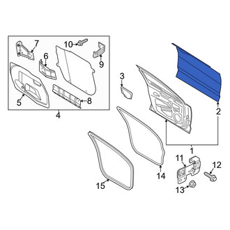 Ford OE - Front Right Outer Door Outer Panel