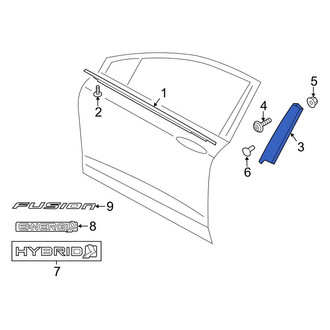 Ford OE - Front Right Door Applique