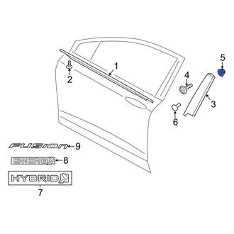 Ford OE - Door Applique Nut