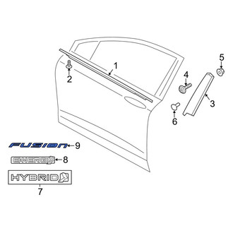 Ford OE - Front Door Emblem