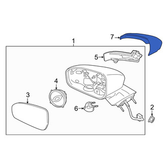 Ford OE - Front Right Door Mirror Cover