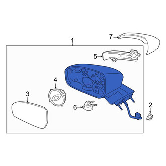 Ford OE - Front Left Door Mirror