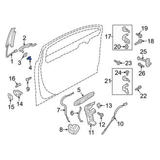 Ford OE - Front Left Door Lock Cylinder