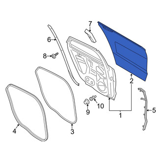 Ford OE - Rear Left Outer Door Outer Panel