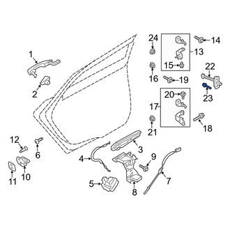 Ford OE - Door Check Bolt