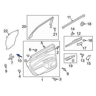 Ford OE - Door Interior Trim Panel Rivet