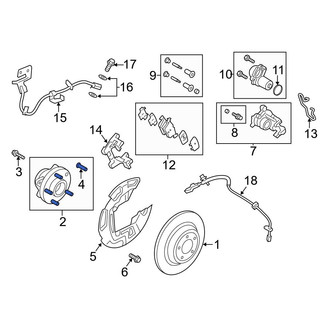 Ford OE - Rear Wheel Lug Stud