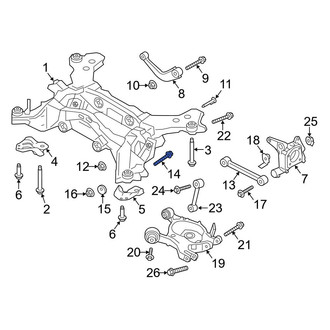 Ford OE - Rear Alignment Camber Adjusting Eccentric Bolt