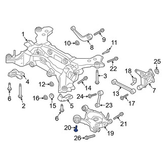 Ford OE - Lower Suspension Control Arm Bolt