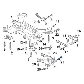 Ford OE - Lower Suspension Control Arm Bolt