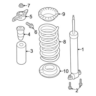 Ford OE - Rear Suspension - Shocks & Components