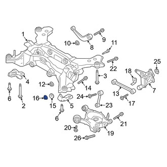 Ford OE - Steering Tie Rod Nut