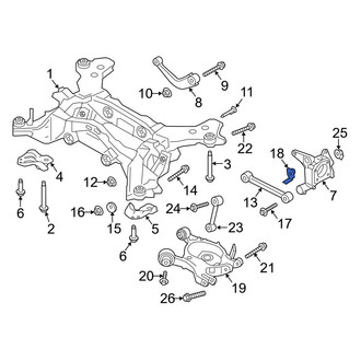 Ford OE - Steering Tie Rod Nut