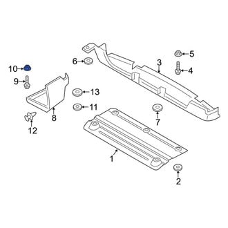 Ford OE - Floor Pan Heat Shield Nut