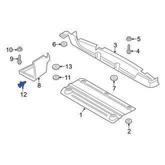 Ford OE - Front Floor Pan Heat Shield Clip