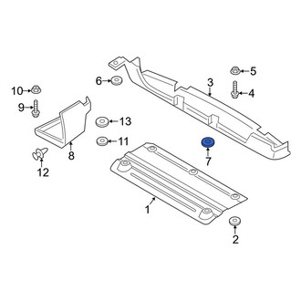 Ford OE - Floor Pan Heat Shield Clip
