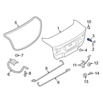 Ford OE - Deck Lid Screw