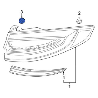 Ford OE - Tail Light Nut