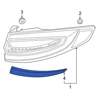Ford OE - Rear Left Reflector Panel