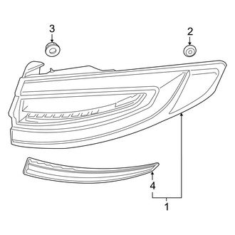 Ford OE - Rear Lamps - Tail Lamps