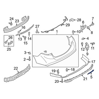 Ford OE - Rear Right Reflector Panel