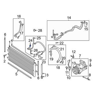 Ford OE - A/C Compressor Seal Kit