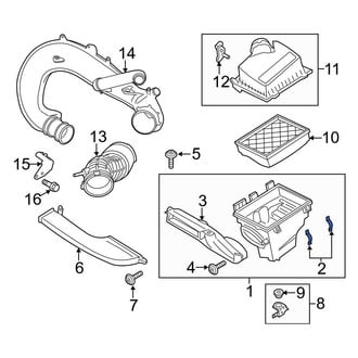Ford OE - Air Filter Housing Clamp