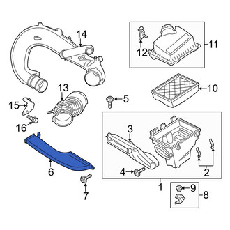 Ford OE - Engine Air Intake Hose