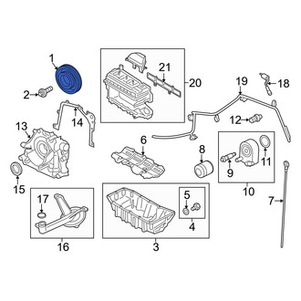 Ford OE - Engine Crankshaft Pulley