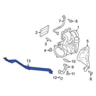 Ford OE - Turbocharger Coolant Line