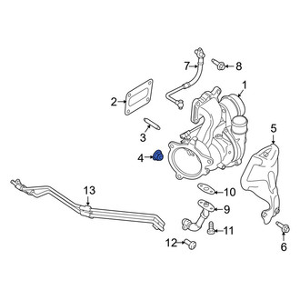 Ford OE - Turbocharger Mount Heat Shield Nut