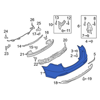 Ford OE - Rear Bumper Cover