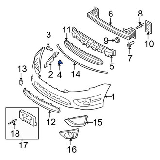 Ford OE - Tail Light Nut