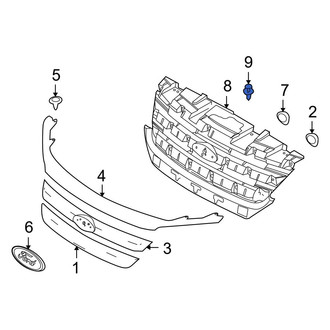 Ford OE - Valance Panel Clip