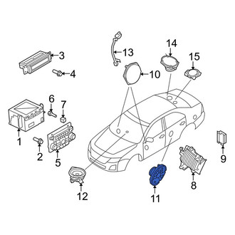 Ford OE - Rear Speaker