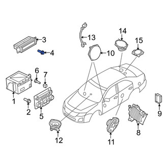 Ford OE - Console Coin Holder Screw