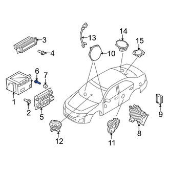 Ford OE - Console Coin Holder Screw