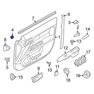 Ford OE - Door Interior Trim Panel Retainer